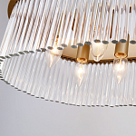 Люстра подвесная овальная со стеклянными трубками Длина 100 см Nembus варинант исполнения - 5 | Loft Concept в Кирове