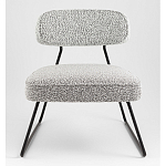 Кресло лаунж Kate букле серый варинант исполнения - 4 | Loft Concept в Кирове