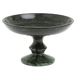 Фруктовница большая из натурального камня Змеевик Шабровский Natural Stone Fruit Bowls варинант исполнения - 1 | Loft Concept в Кирове