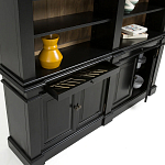 Витрина из массива сосны Sterling Showcase Black варинант исполнения - 5 | Loft Concept в Кирове