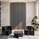 Гипсовая 3D Панель LOVE SPRUCE варинант исполнения - 1 | Loft Concept в Кирове