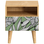 Прикроватная тумба с изображением на ящике Elise Nightstand варинант исполнения - 18 | Loft Concept в Кирове