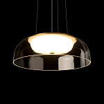 Подвесной светильник  с плоским прозрачным стеклянным плафоном Grada Light варинант исполнения - 8 | Loft Concept в Кирове