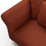 Мебельная ткань Шенилл терракотовый цвет 138 см T4-44 варинант исполнения - 3 | Loft Concept в Кирове