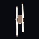 Бра с круглым основанием золотого цвета и двумя вертикальными плафонами Hex Scaffold варинант исполнения - 2 | Loft Concept в Кирове