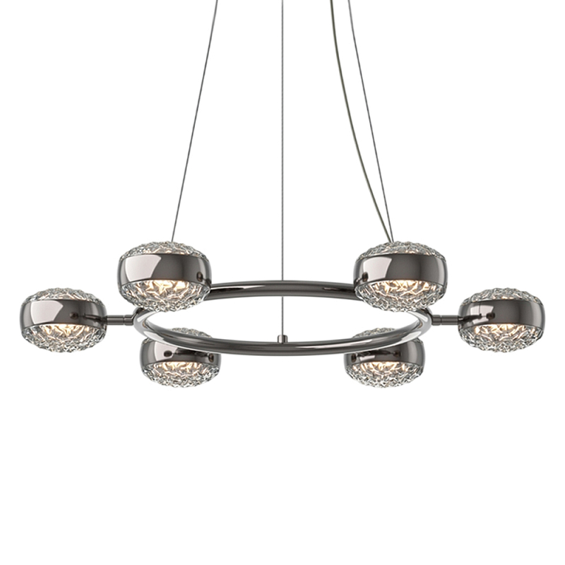 Люстра подвесная Mind 3000К 60Вт Черный Серый в Кирове | Loft Concept 