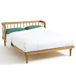 Кровать из массива дуба с пружинным блоком Mateta варинант исполнения - 1 | Loft Concept в Кирове