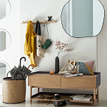 Плетеная корзина для белья с ручками Nyimbo Wicker Basket варинант исполнения - 4 | Loft Concept в Кирове