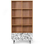 Широкий стеллаж с принтом Elise Rack варинант исполнения - 20 | Loft Concept в Кирове