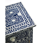 Комод инкрустация костью ORIENTAL Indian синий орнамент варинант исполнения - 4 | Loft Concept в Кирове