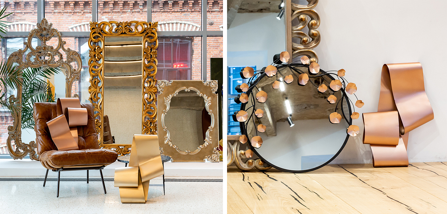 Аксессуар на стену Yvonne pink gold Аксессуар на стену Yvonne pink gold - Loft-Concept в Кирове