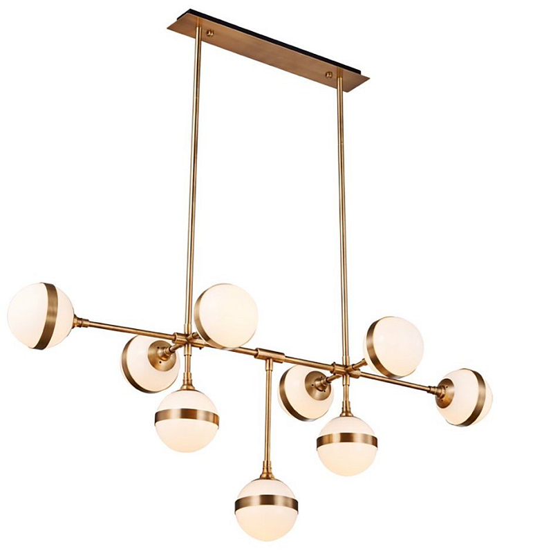 Люстра Peggy Guggen Chandelier Large Brass Белый Латунь Люстра Peggy Guggen Chandelier Large Brass Белый Латунь в Кирове | Loft Concept