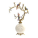 Подсвечник с декором из птиц на ветвях Birds of Paradise варинант исполнения - 1 | Loft Concept в Кирове