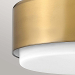 Потолочный светильник круглой формы с белым матовым плафоном Hinkley варинант исполнения - 2 | Loft Concept в Кирове