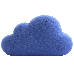 Подушка из Валяной Шерсти "Облако"