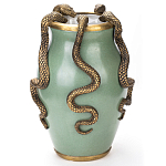 Фарфоровая ваза с декоративными змеями Eden Garden варинант исполнения - 2 | Loft Concept в Кирове