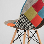 Стул с обивкой в технике пэчворк DSW варинант исполнения - 6 | Loft Concept в Кирове