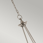 Люстра с прозрачными плафонами из пузырчатого стекла Kichler варинант исполнения - 8 | Loft Concept в Кирове