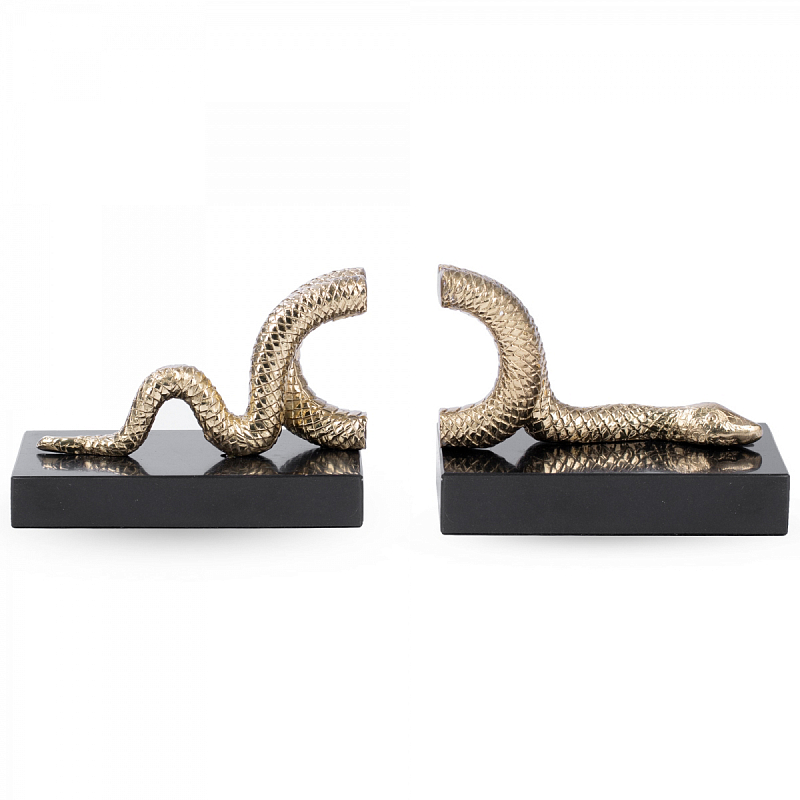 Держатель для книг Golden Snake Черный Золотой Держатель для книг Golden Snake Черный Золотой в Кирове | Loft Concept