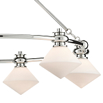 Люстра с ромбовидными плафонами Pointed Diamond Shade варинант исполнения - 1 | Loft Concept в Кирове