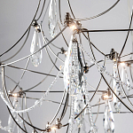 Люстра с каркасом из тонких металлических нитей и хрустальными подвесками Crystal Metal Threads Chandelier 60 варинант исполнения - 2 | Loft Concept в Кирове
