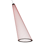 Подвесной светильник из металла Rays of Light варинант исполнения - 1 | Loft Concept в Кирове