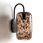 Бра с плафоном из янтарного стекла Amber Olmos Wall Lamp варинант исполнения - 2 | Loft Concept в Кирове