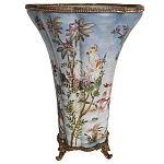 Фарфоровая ваза с изображением попугаев Eden Garden варинант исполнения - 2 | Loft Concept в Кирове