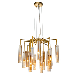 Люстра со стеклянными цилиндрическими плафонами Luminous Cylinders Amber варинант исполнения - 2 | Loft Concept в Кирове