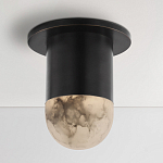 Потолочный светильник светодиодный с плафоном из натурального камня Purgatory варинант исполнения - 1 | Loft Concept в Кирове