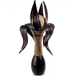 Настольная лампа черная INDONESIAN LAMPS 1 варинант исполнения - 1 | Loft Concept в Кирове