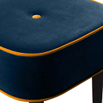 Квадратный мягкий пуф на черных ножках Winton Pouf Square варинант исполнения - 4 | Loft Concept в Кирове