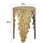 Столик дизайнерский Copper streaks варинант исполнения - 5 | Loft Concept в Кирове