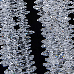 Люстра многоярусная с каркасом из металла и прозрачными подвесками FAIRYTREE Light варинант исполнения - 7 | Loft Concept в Кирове