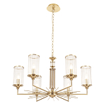 Люстра с 6-ю цилиндрическими стеклянными плафонами Jeanette варинант исполнения - 3 | Loft Concept в Кирове