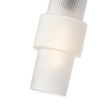 Подвесной светильник со стеклянным рифленым плафоном цилиндрической формы Eliara 13 варинант исполнения - 8 | Loft Concept в Кирове