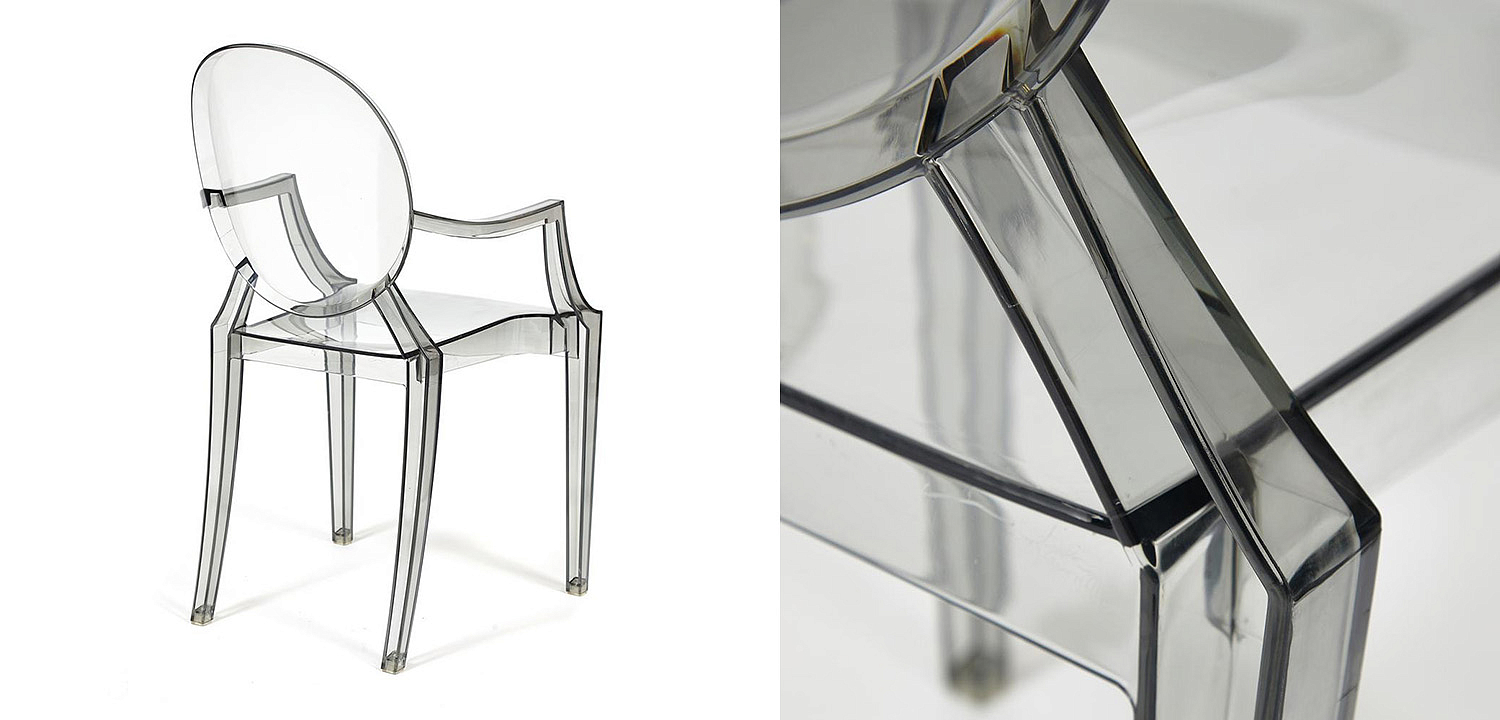 Стул Transparent Chair серый Стул Transparent Chair серый - Loft-Concept в Кирове