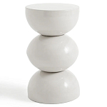 Приставной столик белого цвета Bead варинант исполнения - 1 | Loft Concept в Кирове