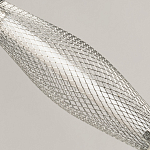 Люстра круглая каскадня с 5-ю плафонами из металлической сетки Mesh Lampshade Lighting варинант исполнения - 7 | Loft Concept в Кирове