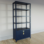 Стеллаж со стеклянными полками Elsa Dreams Blue варинант исполнения - 1 | Loft Concept в Кирове