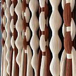 Дизайнерский Декор на стену с кисточками из хлопковых нитей wall panel Thread brushes варинант исполнения - 2 | Loft Concept в Кирове