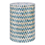 Столик с инкрустацией с перламутровым узором Rona варинант исполнения - 1 | Loft Concept в Кирове