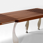 Дизайнерский раздвижной обеденный стол Poltronova Split Dining Table варинант исполнения - 4 | Loft Concept в Кирове