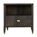 Прикроватная тумбочка с полкой Elsa Dreams Walnut  варинант исполнения - 6 | Loft Concept в Кирове