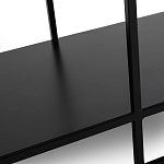 Ступенчатый стеллаж Menzie Steps Metal Rack Black варинант исполнения - 4 | Loft Concept в Кирове