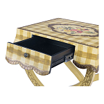 Приставной столик с ящиком в стиле ретро Vintage Rustic Tablecloth варинант исполнения - 3 | Loft Concept в Кирове