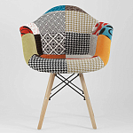 Стул с обивкой в стиле Patchwork варинант исполнения - 2 | Loft Concept в Кирове