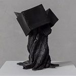 Скульптура «Окаменелый рост», Черный объект варинант исполнения - 1 | Loft Concept в Кирове