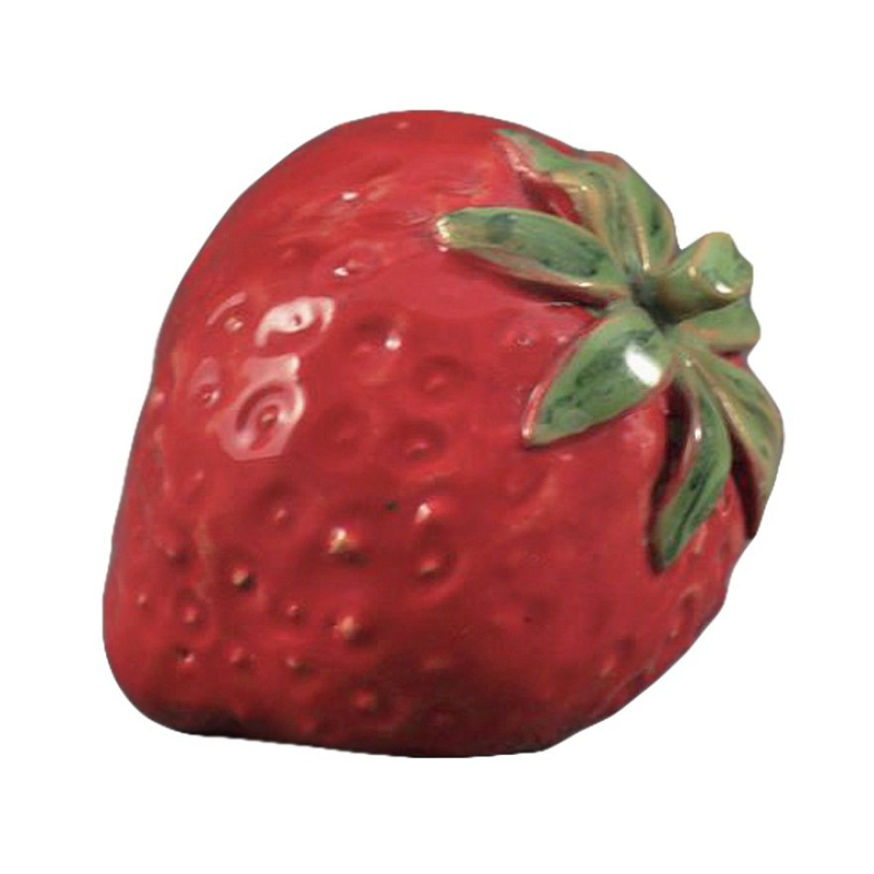 Статуэтка Porcelain Strawberries Красный Зеленый Статуэтка Porcelain Strawberries Красный Зеленый в Кирове | Loft Concept