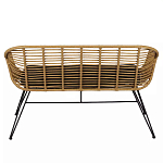 Кушетка плетеная из ротанга Wicker Сouch варинант исполнения - 2 | Loft Concept в Кирове